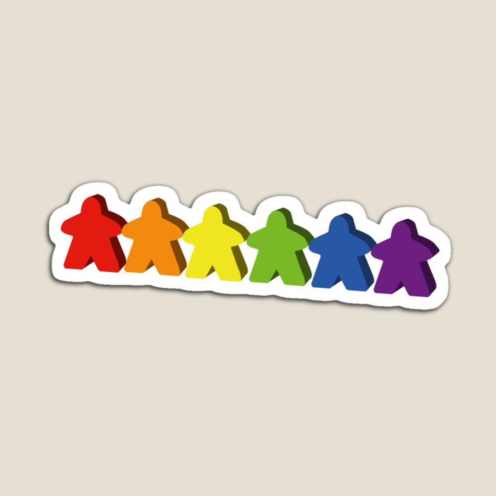 Meeple Pride Magnet