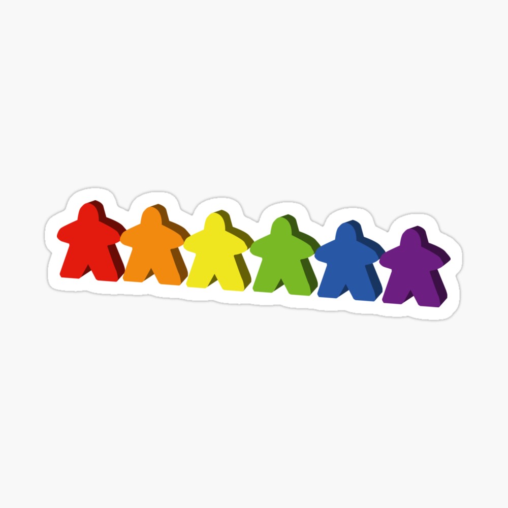 Meeple Pride Sticker